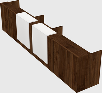 Long reception desk