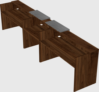 Long reception desk