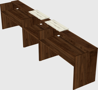 Long reception desk