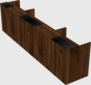 Long reception desk