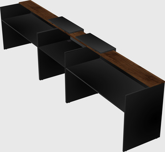 Long reception desk