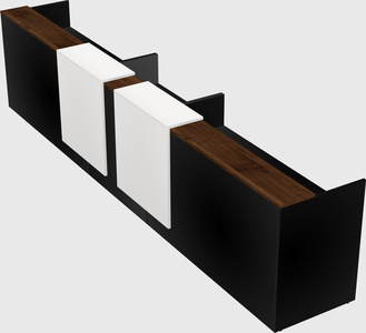 Long reception desk