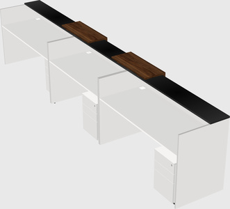 Long reception desk