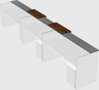 Long reception desk