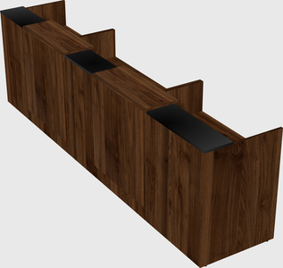Long reception desk