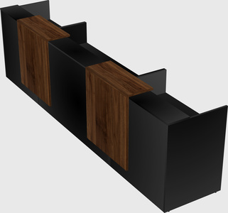 Long reception desk