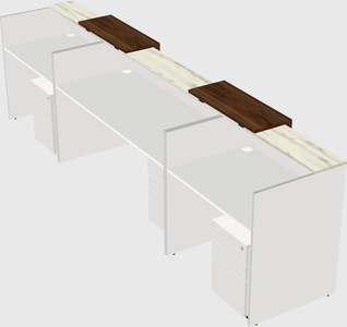 Long reception desk