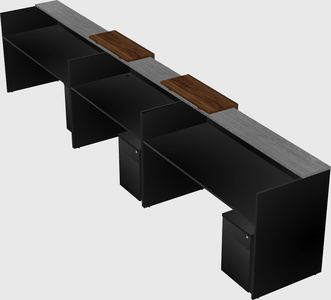 Long reception desk