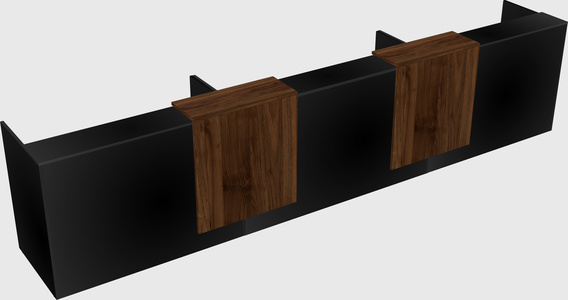 Long reception desk