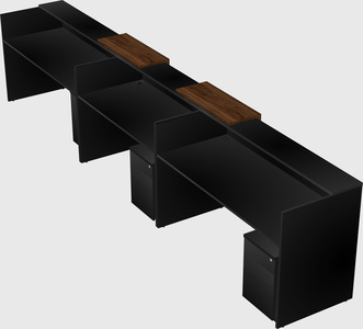Long reception desk