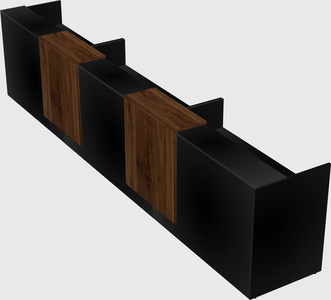 Long reception desk