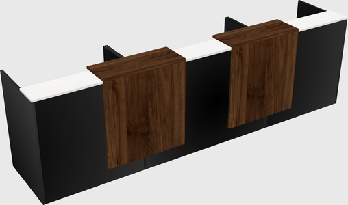 Long reception desk