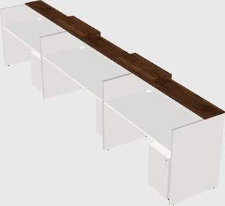 Long reception desk