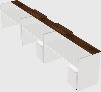 Long reception desk