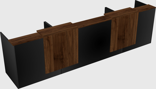 Long reception desk
