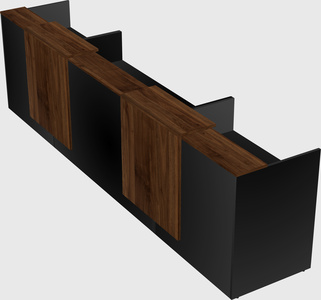Long reception desk
