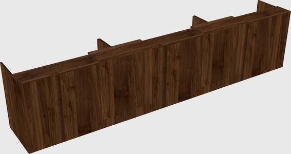 Long reception desk