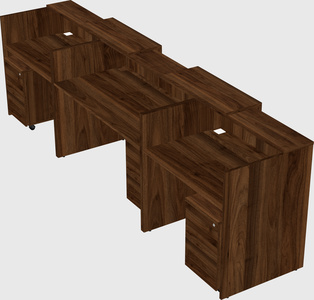 Long reception desk