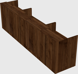 Long reception desk
