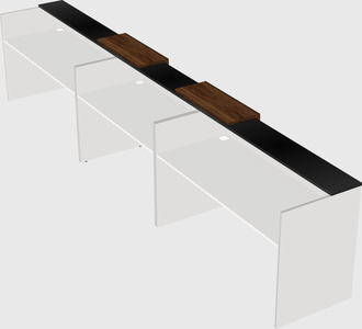 Long reception desk