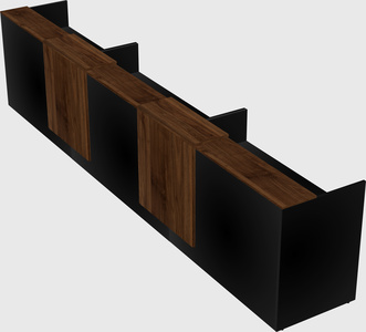 Long reception desk