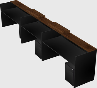 Long reception desk