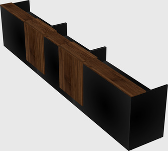 Long reception desk