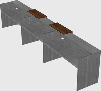 Long reception desk