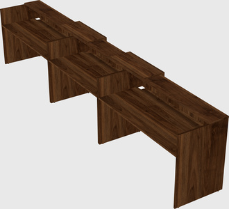 Long reception desk
