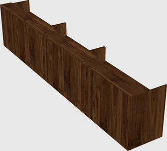 Long reception desk