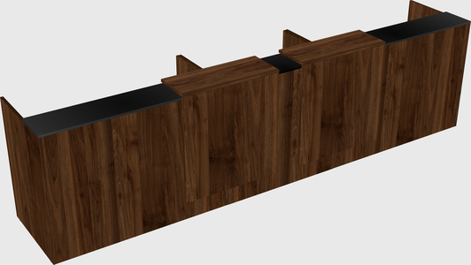 Long reception desk