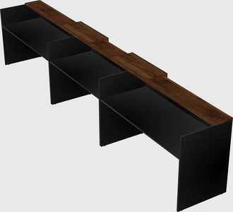 Long reception desk