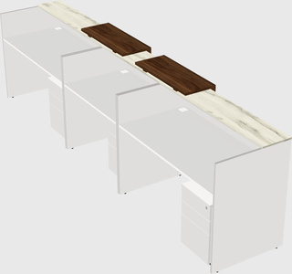 Long reception desk