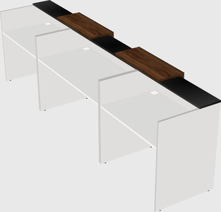 Long reception desk