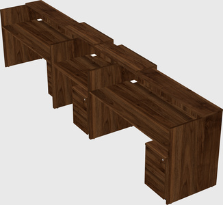 Long reception desk