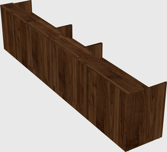 Long reception desk