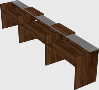 Long reception desk