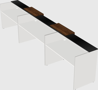 Long reception desk