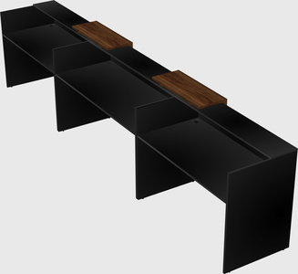 Long reception desk