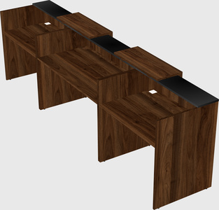 Long reception desk
