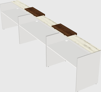 Long reception desk