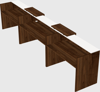 Long reception desk