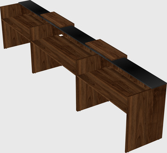 Long reception desk