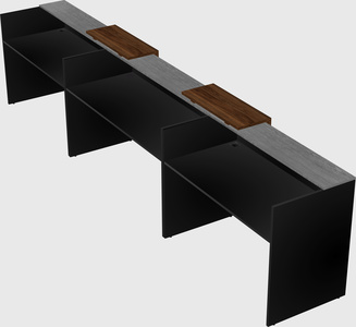 Long reception desk