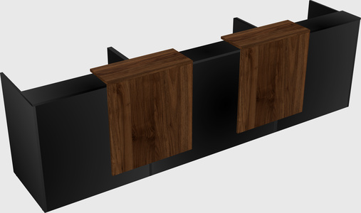 Long reception desk
