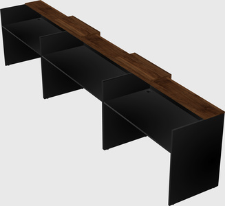 Long reception desk