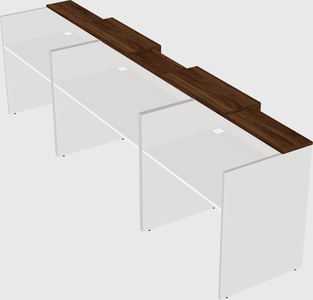 Long reception desk