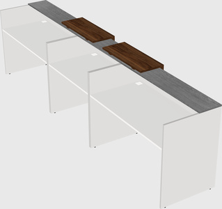 Long reception desk