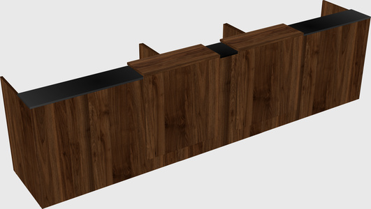 Long reception desk