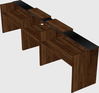 Long reception desk